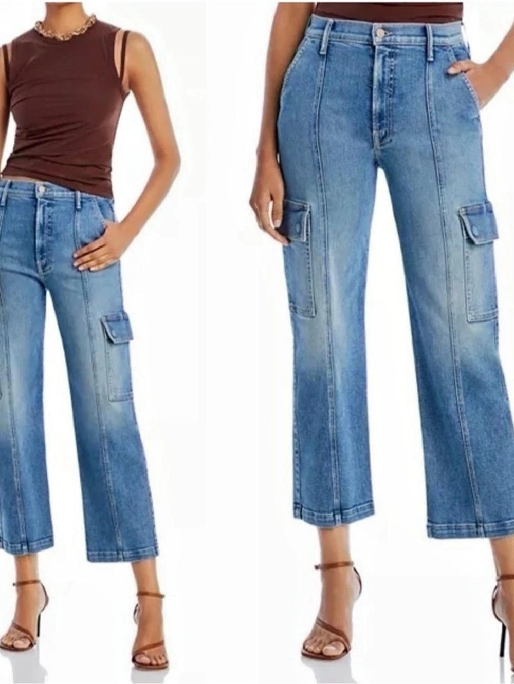 MOTHER The Rambler Cargo Ankle Jeans Waist 31